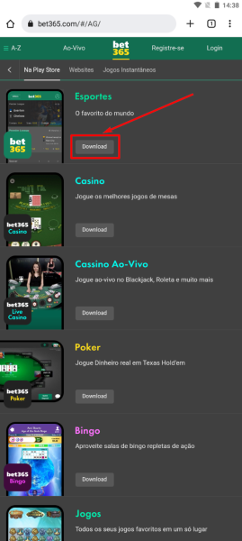 Bet365 android3