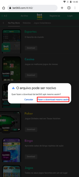 Bet365 android4
