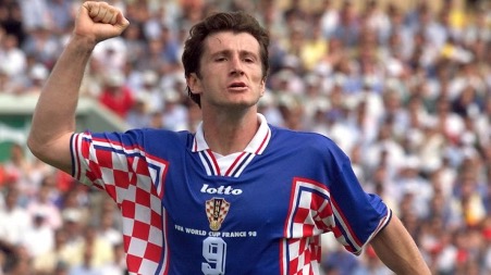 Davor Šuker - o melhor marcador da história da seleção croata